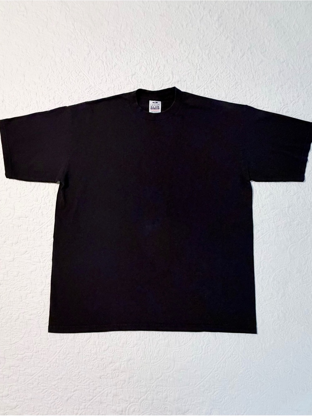 Pro Club Heavyweight Tee | Black | Size 2XL | Blank Boxy Fit